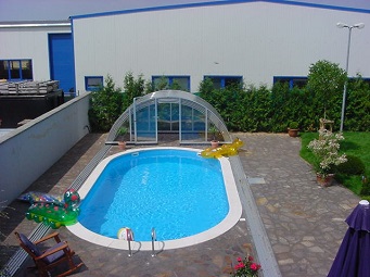 Eine Schiebeüberdachung sollte geplant sein!